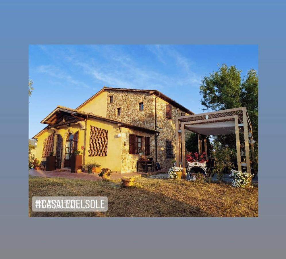 Bed And Breakfast Casale Del Sole Castellina Marittima Dış mekan fotoğraf